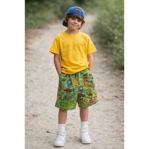 Nickelodeon 90s by SHEIN (10Y) Cartoon Graphic Shorts
